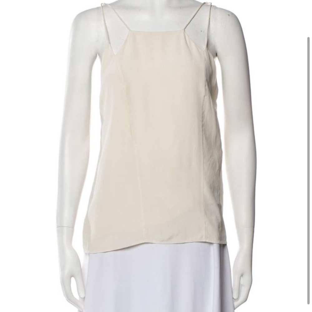Tibi Cream Camisole Top